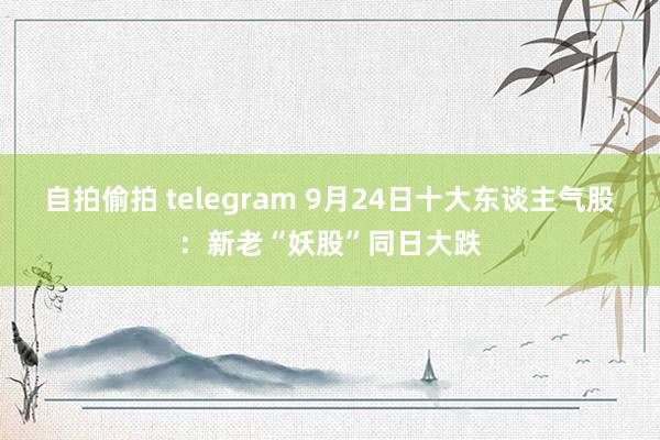 自拍偷拍 telegram 9月24日十大东谈主气股：新老“妖股”同日大跌