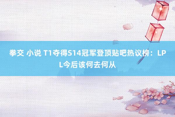 拳交 小说 T1夺得S14冠军登顶贴吧热议榜：LPL今后该何去何从