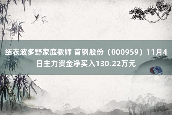 结衣波多野家庭教师 首钢股份（000959）11月4日主力资金净买入130.22万元